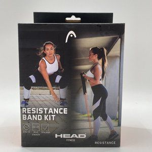 HEAD Resistance Bands Kit 2-Pack Orange/Black Strength Training Physical Therapy